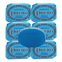 Kit 6 Sabonete Phebo Granado Frescor da Manhã Glicerina Base Vegetal em Barra 90g