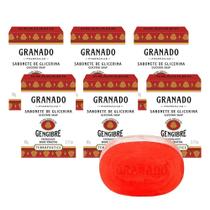 Kit 6 Sabonete Phebo Granado Gengibre Energizante Glicerina Vegetal Natural em Barra 90g Kit 6 Sabonete Phebo Granado Gengibre Energizante Glicerina Vegetal Natural em Barra 90g