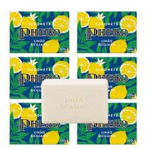 Kit 6 Sabonete Phebo Granado Limão Siciliano Glicerina Vegetal Natural em Barra 100g