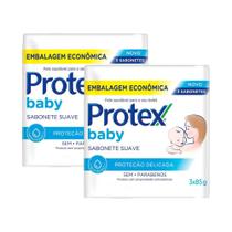 Kit 6 Sabonete Protex Baby Proteção Delicada 85g