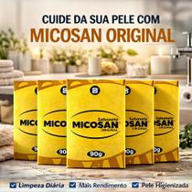 Kit 6 Sabonetes em Barra Micosan Original 90g Uso Diário Corporal