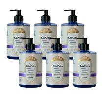 Kit 6 Sabonetes Líquido com Frasco Coala Home Aroma Lavanda 500ml