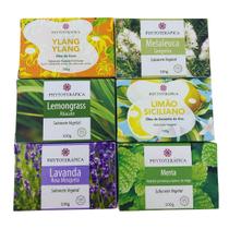 KIT 6 Sabonetes Phytoterápica 100g Vegetal com óleos essencias KIT 6 Sabonetes Phytoterápica 100g Vegetal com óleos essencias