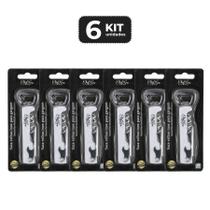 Kit 6 saca rolha e abridor de inox multiuso 12 cm Kit 6 saca rolha e abridor de inox multiuso 12 cm