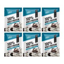 Kit 6 Sache 100% Whey Protein 26g Proteina Cookies 40G Shark Pro