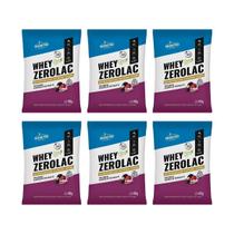 Kit 6 Sache Whey Zerolac 30g Proteina Frutas Vermelhas 40G Shark Pro Kit 6 Sache Whey Zerolac 30g Proteina Frutas Vermelhas 40G Shark Pro