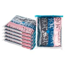 Kit 6 Saco a Vácuo Organizador de Roupas Viagem Mala 60x50cm Lyor Kit 6 Saco a Vácuo Organizador de Roupas Viagem Mala 60x50cm Lyor
