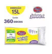 Kit 6 Saco de Lixo Neutralizador Odores 15 Litros 360 Sacos Kit 6 Saco de Lixo Neutralizador Odores 15 Litros 360 Sacos