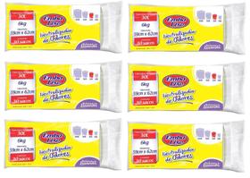 Kit 6 Saco de Lixo Neutralizador Odores 30 Litros 180 Sacos