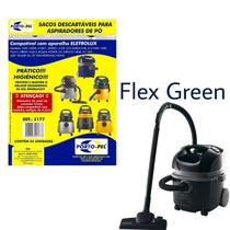 Kit 6 Sacos Aspirador de Pó Electrolux - Flex Green (2177) Kit 6 Sacos Aspirador de Pó Electrolux - Flex Green (2177)