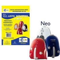 Kit 6 Sacos Aspirador de Pó Electrolux - Neo (2178) Kit 6 Sacos Aspirador de Pó Electrolux - Neo (2178)