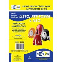 Kit 6 Sacos Aspirador de Pó Neo Listo Pet Lover Electrolux (2178)