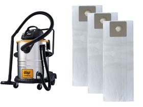 Kit 6 Sacos Descartáveis Aspirador Pó Wap Gtw Inox 50