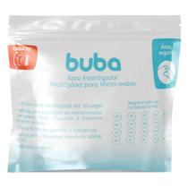 Kit 6 Sacos Esterilizador de Mamadeira Chupeta Bico para Microondas Reutilizável Até 20 Vezes Buba Kit 6 Sacos Esterilizador de Mamadeira Chupeta Bico para Microondas Reutilizável Até 20 Vezes Buba