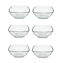 Kit 6 Saladeira Bowl Tigela Vidro Duralex Quadre 420ml Nadir Kit 6 Saladeira Bowl Tigela Vidro Duralex Quadre 420ml Nadir