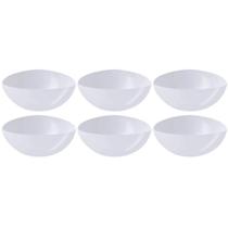 Kit 6 Saladeiras Triangulares Tigelas Plásticas 5L Brancas Essential Coza Pote Sobremesa Pipoca Kit 6 Saladeiras Triangulares Tigelas Plásticas 5L Brancas Essential Coza Pote Sobremesa Pipoca