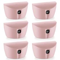 Kit 6 Saleiros com Tampa Porta Sal Cozinha 500ml Plástico UZ Kit 6 Saleiros com Tampa Porta Sal Cozinha 500ml Plástico UZ