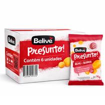 Kit 6 Salgadinho BELIVE S/ Gluten Sabor Presunto 25g