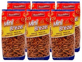 kit 6 SALGADINHO PRETZELS MINI GUNZ 300GR