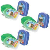Kit 6 Sanduicheiras Organizadora Para Lanche Porta Sanduíche Kit 6 Sanduicheiras Organizadora Para Lanche Porta Sanduíche