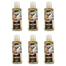 Kit 6 Sanol Pro Limpa Grude Removedor Multiuso 60ml