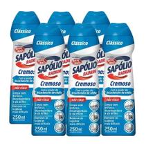 kit 6 SAPOLIO RADIUM CREMOSO CLASSICO BOMBRIL 250ML