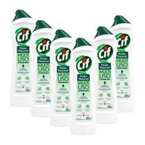 Kit 6 Saponáceo Cremoso Cif Multiuso Limão 450ml Kit 6 Saponáceo Cremoso Cif Multiuso Limão 450ml