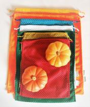 Kit 6 Saquinho Sustentável Reutilizável Legume Fruta Verdura Multiuso Azul-Celeste