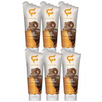 Kit 6 Sebo De Carneiro Esfoliante Hidratante 200Ml - Fashion Kit 6 Sebo De Carneiro Esfoliante Hidratante 200Ml - Fashion