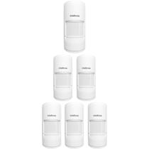 Kit 6 Sensores Alarme Passivo IVP 5001 PET SHIELD Intelbras