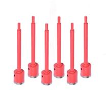 Kit 6 Serra Copo Diamantada Haste Furadeira 53mm Diametalic