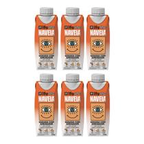 Kit 6 Shake Naveia 16g Prot Banana com Amendoim 250ml Evolat Kit 6 Shake Naveia 16g Prot Banana com Amendoim 250ml Evolat