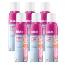 Kit 6 Shampoo a Seco Brisa Floral Remove Oleosidade Ricca 150ml Kit 6 Shampoo a Seco Brisa Floral Remove Oleosidade Ricca 150ml
