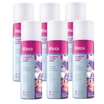 Kit 6 Shampoo a Seco Ricca de Bolso Remove Oleosidade Berry 50ml Kit 6 Shampoo a Seco Ricca de Bolso Remove Oleosidade Berry 50ml