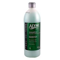 Kit 6 Shampoo Profissional Alyne Babosa Extrato Aloe Vera para Cabelos Danificados e Sem Brilho 1L