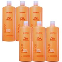 Kit 6 Shampoo Wella Professionals Invigo Nutri Enrich 1L