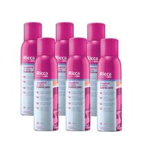 Kit 6 Shampoos a Seco Fortificante Reconstrução dos Fios Antioleosidade Ricca 150ml Kit 6 Shampoos a Seco Fortificante Reconstrução dos Fios Antioleosidade Ricca 150ml