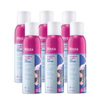 Kit 6 Shampoos a Seco Neutro Sem Perfume Antioleosidade Ricca 150ml Kit 6 Shampoos a Seco Neutro Sem Perfume Antioleosidade Ricca 150ml