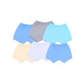 Kit 6 Shorts Bebê Meninos Suedine Canelado Tamanho:M - Top Chot / Brascol Kit 6 Shorts Bebê Meninos Suedine Canelado Tamanho:M - Top Chot / Brascol