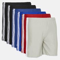 Kit 6 Shorts Masculino Esporte Sport Futebol Fitness Calção