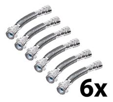 Kit 6 Sifão Sanfonado Universal Cromado Ssum2 Astra