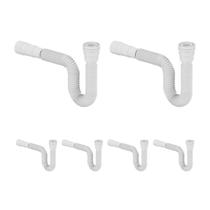 Kit 6 Sifão Tigre Pia Cozinha Banheiro Lavatório 66cm Kit 6 Sifão Tigre Pia Cozinha Banheiro Lavatório 66cm