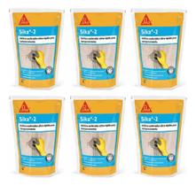 Kit 6 Sika-2 Aditivo Acelerador Veda Concreto Rapido 1 Litro Kit 6 Sika-2 Aditivo Acelerador Veda Concreto Rapido 1 Litro