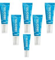 Kit 6 Silicone Acético de Vedação Incolor 50g Cibra Flex