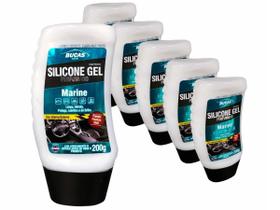 Kit 6 Silicone Gel Painel Bucas Perfumado Marine 200G