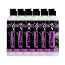Kit 6 Silicone Gel Perfumado Lava Autos V8 230g