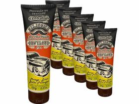 Kit 6 SIlicone Gel Perfumado Protege Limpa Brilho Germany 250G Perfume Proteção