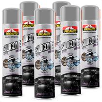 Kit 6 Silicones Aerossol Multiuso Perfumado Lavanda Proauto 321ml