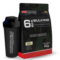 Kit 6 Six Bulking 6kg + Coqueteleira Bodybuilders Kit 6 Six Bulking 6kg + Coqueteleira Bodybuilders