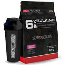 Kit 6 Six Bulking 6kg + Coqueteleira Bodybuilders Kit 6 Six Bulking 6kg + Coqueteleira Bodybuilders